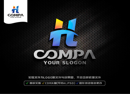 HT字母標志LOGO