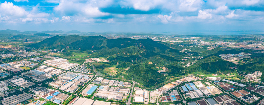 苏州浒墅关大阳山全景