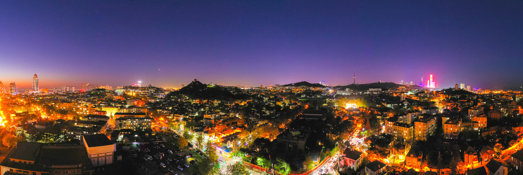 青岛城市夜景