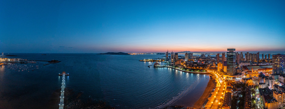 青岛城市夜景