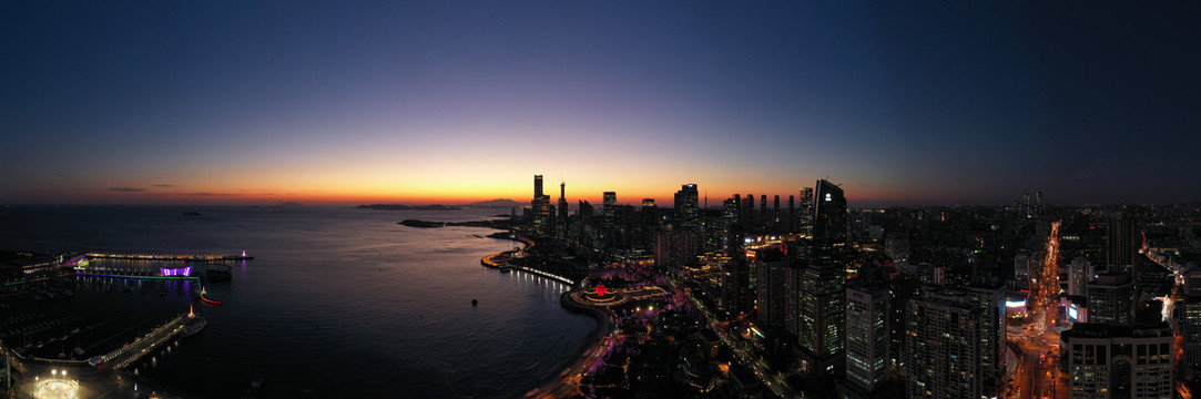 青岛城市夜景