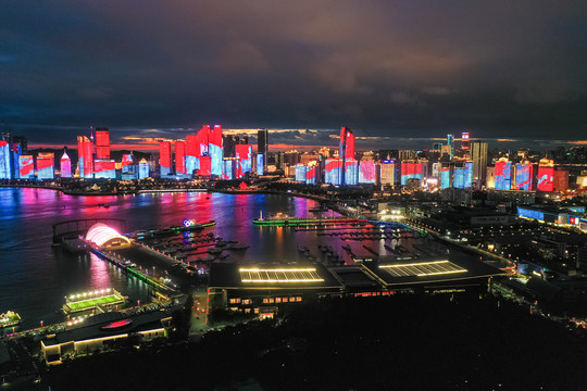 青岛城市夜景