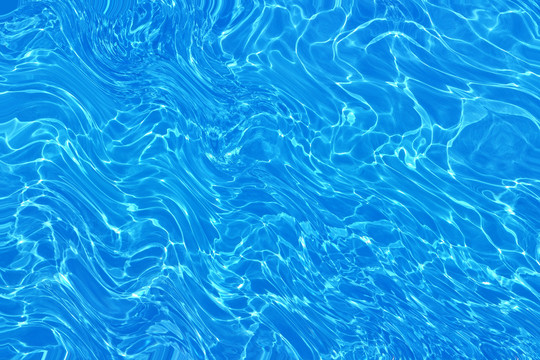 藍色流水波紋