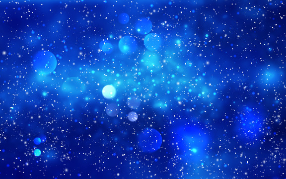 藍色星空圖