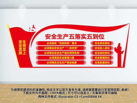 五落實(shí)五到位文化墻
