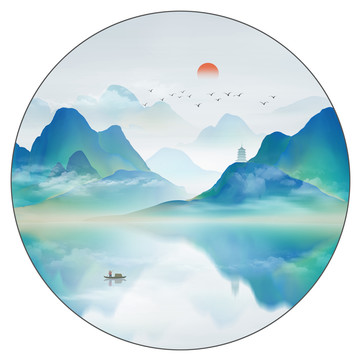 青綠山水