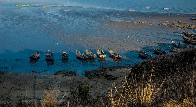 海湾渔港