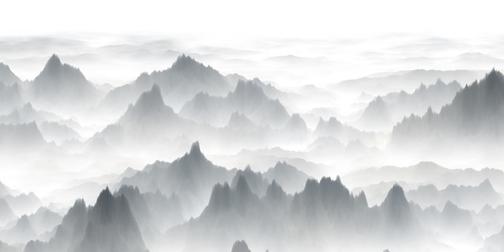 水墨山水畫