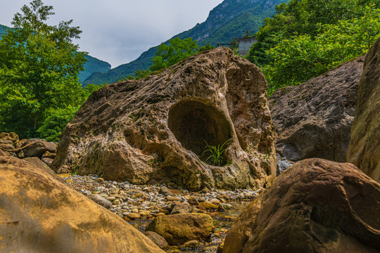 骷髅岩石