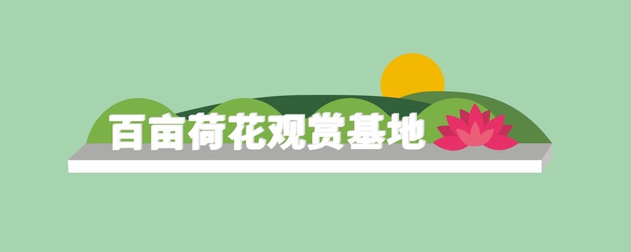 百畝荷塘