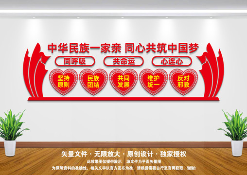 民族團結文化墻