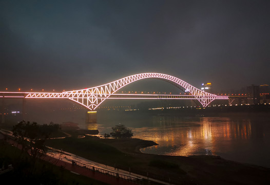 朝天门长江大桥夜景