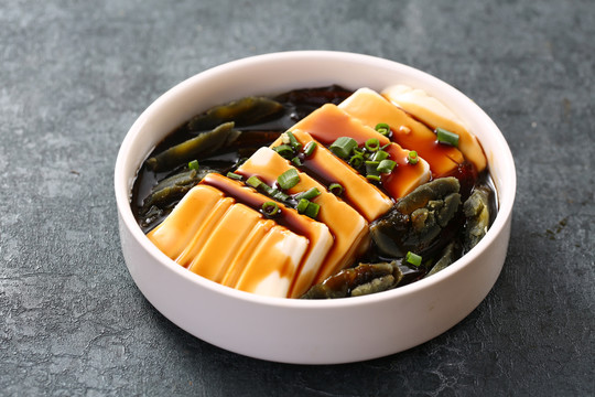 涼拌游漿豆腐