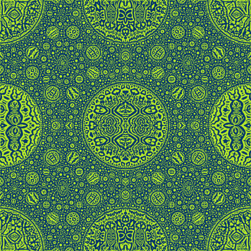 高端绿色地毯图案纹理