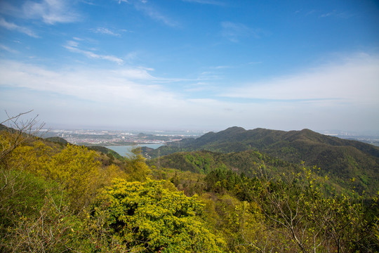 慈溪达蓬山风光