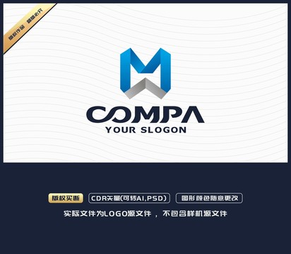 M字母标志M字母LOGO