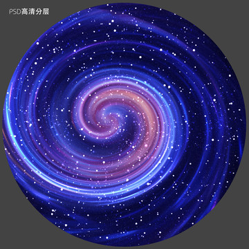 圆形星空图