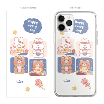 卡通動物手機殼圖案