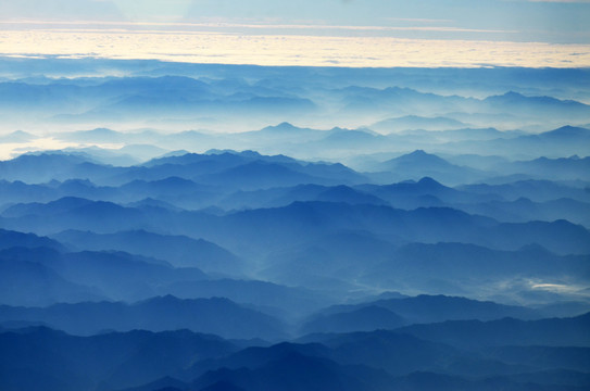 沿海地区山水风光