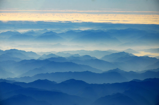 沿海地区山水风光