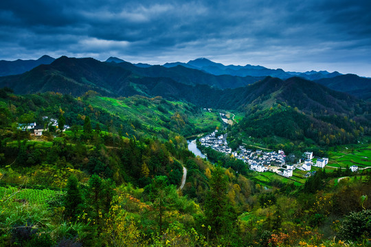 石潭风光