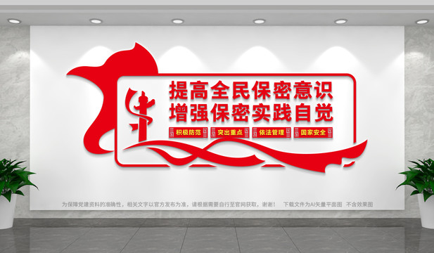 保密文化墻