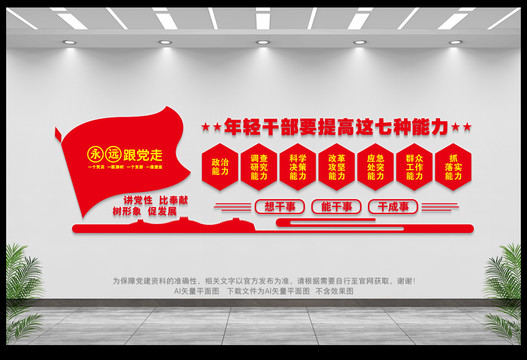 年輕干部文化墻