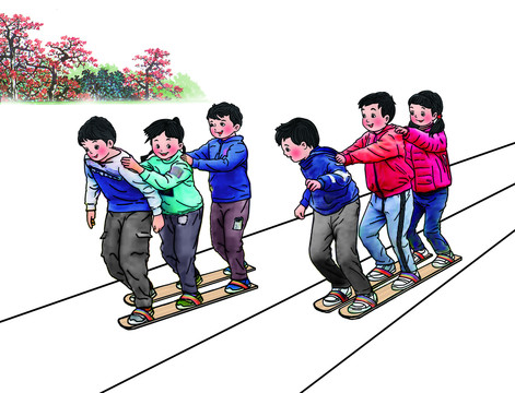民間游戲大腳板