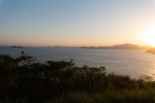 朱家尖大青山国家公园日落