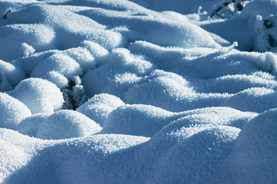 雪地雪包曲线