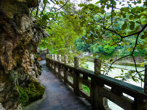 都江堰花洲栈道