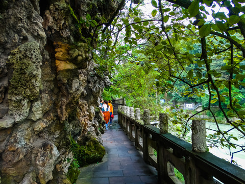 都江堰花洲栈道