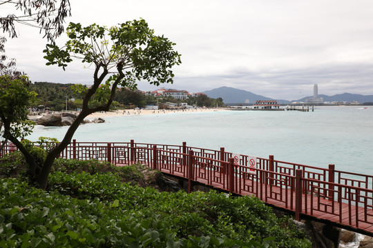 海南三亚蜈支洲岛风光