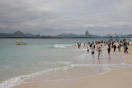 海南三亚蜈支洲岛风光