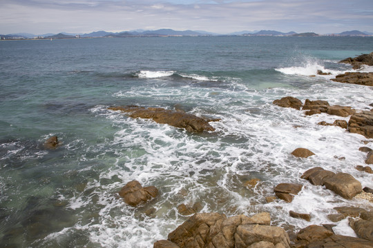 海南三亚蜈支洲岛风光