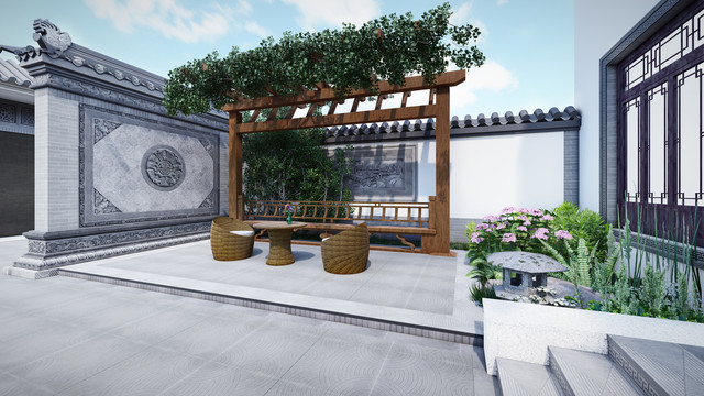 別墅庭院