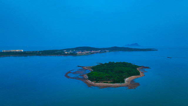 青岛黄岛区唐岛湾牛岛风光