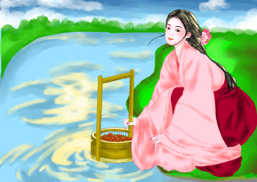 溪邊