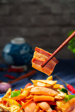 蘆筍炒臘肉