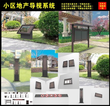 住宅小區(qū)標識標牌