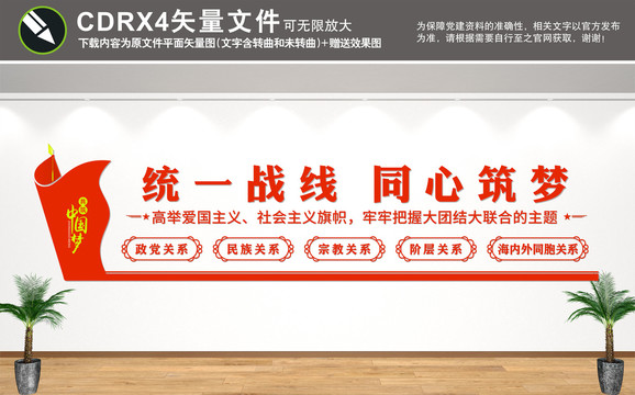 統(tǒng)一戰(zhàn)線文化墻