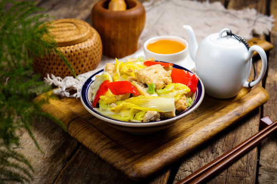 清淡营养白菜炖豆腐