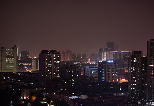 安徽合肥城市夜景