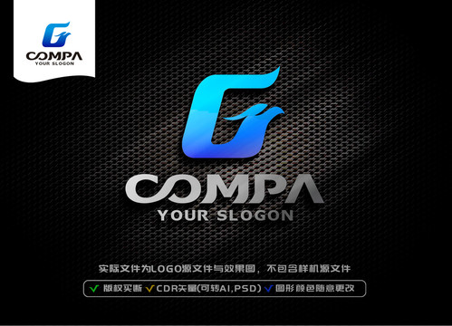 C字母老鷹LOGO