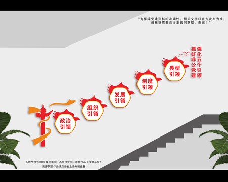 五個(gè)引領(lǐng)文化墻