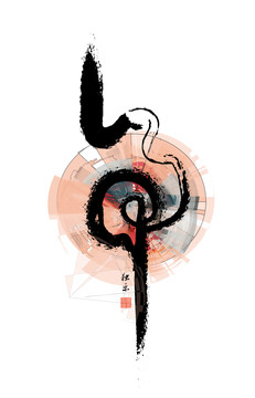 抽象裝飾壁畫(huà)
