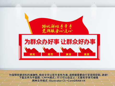 黨群服務文化墻