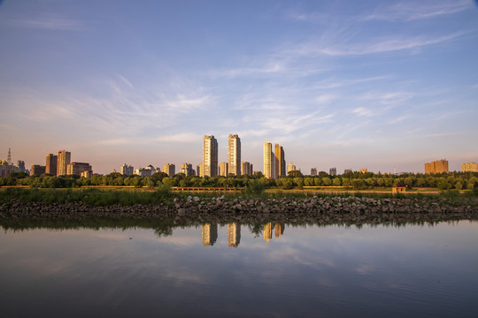 吉林市松花江风光