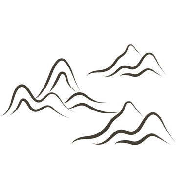 山水線條