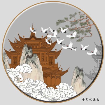 古典閣樓裝飾畫
